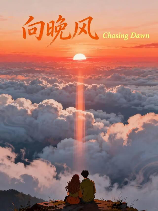 向晚风